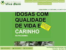 Tablet Screenshot of casaderepousovivabem.com.br